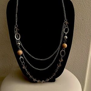 Beaded chain necklace